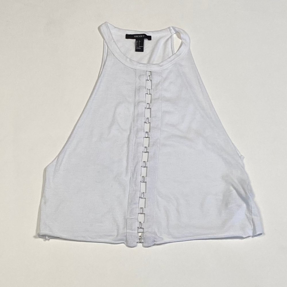 Tank top with wide open sides